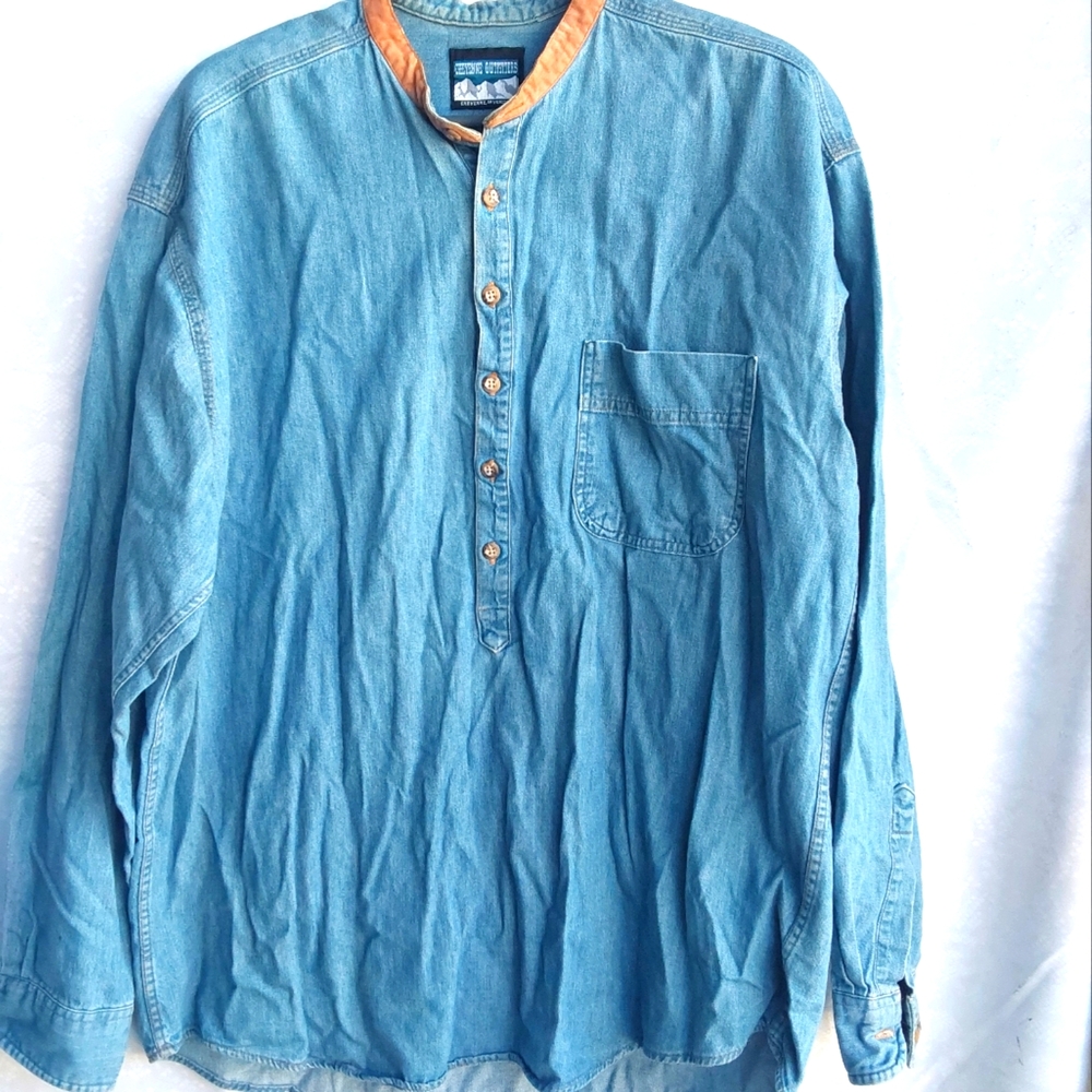 CHEYENNE OUTFITTERS denim shirt ls.